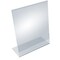 Azar Displays Angled L-Shaped Sign Holder Frame with Slant Back Design 11''x 14''High- Vertical/Portrait, 10PK 112710-10PK - alternate 1